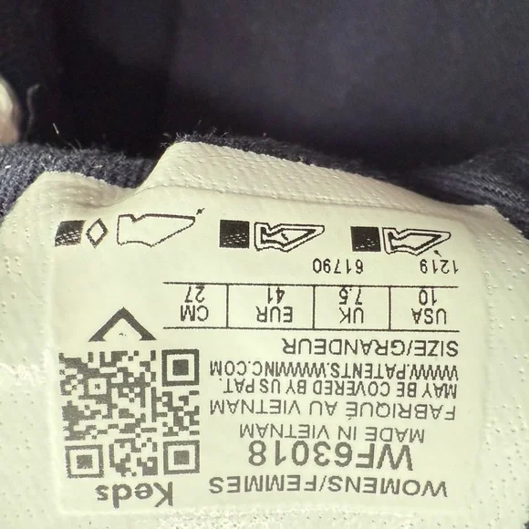 KEDS womens center 2. Chambray sneakers. - Picture 5 of 5